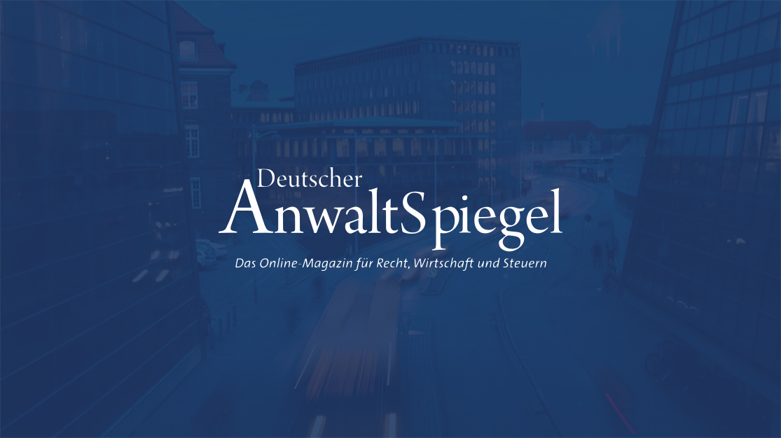 Hellmuth Wolf zu Gast beim “Deutscher Anwaltspiegel”
